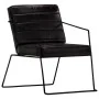 Schwarzer Echtledersessel von vidaXL, Sessel - Ref: Foro24-284413, Preis: 215,71 €, Rabatt: %