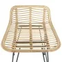Kitchen stools 2 units natural rattan by vidaXL, Kitchen stools - Ref: Foro24-285232, Price: 229,59 €, Discount: %