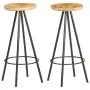 Kitchen stools 2 units rough mango wood by vidaXL, Kitchen stools - Ref: Foro24-286614, Price: 158,86 €, Discount: %