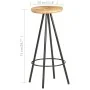 Kitchen stools 2 units rough mango wood by vidaXL, Kitchen stools - Ref: Foro24-286614, Price: 158,86 €, Discount: %