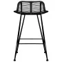 Küchenhocker 2 Stück schwarzes Rattan von vidaXL, Küchenhocker - Ref: Foro24-285233, Preis: 269,55 €, Rabatt: %