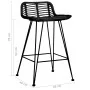 Küchenhocker 2 Stück schwarzes Rattan von vidaXL, Küchenhocker - Ref: Foro24-285233, Preis: 269,55 €, Rabatt: %