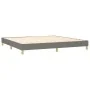 Box spring bed with dark gray fabric mattress 200x200 cm by vidaXL, Beds and slatted bases - Ref: Foro24-3140642, Price: 576,...