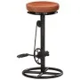 Küchenhocker 2 Stück echtes Ziegenleder schwarz und braun von vidaXL, Küchenhocker - Ref: Foro24-286967, Preis: 209,61 €, Rab...