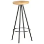 Taburetes de cocina 4 unidades madera de mango rugosa de vidaXL, Taburetes de cocina - Ref: Foro24-286615, Precio: 249,03 €, ...
