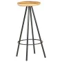 Taburetes de cocina 4 unidades madera de mango rugosa de vidaXL, Taburetes de cocina - Ref: Foro24-286615, Precio: 249,03 €, ...