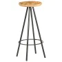 Taburetes de cocina 4 unidades madera de mango rugosa de vidaXL, Taburetes de cocina - Ref: Foro24-286615, Precio: 249,03 €, ...