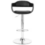 Taburete de cocina cuero sintético negro de vidaXL, Taburetes de cocina - Ref: Foro24-287403, Precio: 131,68 €, Descuento: %