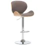 Kitchen stool with taupe gray fabric by vidaXL, Kitchen stools - Ref: Foro24-287414, Price: 147,86 €, Discount: %