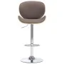 Kitchen stool with taupe gray fabric by vidaXL, Kitchen stools - Ref: Foro24-287414, Price: 147,86 €, Discount: %
