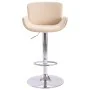 Cremefarbener Küchenhocker aus Kunstleder von vidaXL, Küchenhocker - Ref: Foro24-287377, Preis: 152,06 €, Rabatt: %