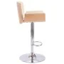 Cremefarbener Küchenhocker aus Kunstleder von vidaXL, Küchenhocker - Ref: Foro24-287377, Preis: 152,06 €, Rabatt: %