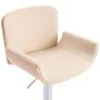 Cremefarbener Küchenhocker aus Kunstleder von vidaXL, Küchenhocker - Ref: Foro24-287377, Preis: 152,06 €, Rabatt: %