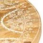 Taburete pintado a mano madera maciza de mango 38x38x35 cm de vidaXL, Taburetes de cocina - Ref: Foro24-287445, Precio: 68,43...