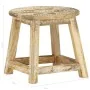 Handbemalter Hocker aus massivem Mangoholz, 38 x 38 x 35 cm von vidaXL, Küchenhocker - Ref: Foro24-287445, Preis: 71,11 €, Ra...