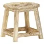 Handbemalter Hocker aus massivem Mangoholz, 38 x 38 x 35 cm von vidaXL, Küchenhocker - Ref: Foro24-287445, Preis: 71,11 €, Ra...