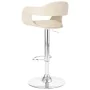 Weißer Küchenhocker aus Kunstleder von vidaXL, Küchenhocker - Ref: Foro24-287404, Preis: 124,55 €, Rabatt: %