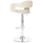 White synthetic leather kitchen stool by vidaXL, Kitchen stools - Ref: Foro24-287404, Price: 124,55 €, Discount: %