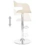 White synthetic leather kitchen stool by vidaXL, Kitchen stools - Ref: Foro24-287404, Price: 124,55 €, Discount: %