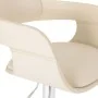 White synthetic leather kitchen stool by vidaXL, Kitchen stools - Ref: Foro24-287404, Price: 124,55 €, Discount: %