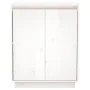Massiver Kiefernholzschrank in Weiß 60x34x75 cm von vidaXL, Sideboards - Ref: Foro24-813346, Preis: 83,54 €, Rabatt: %