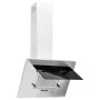 Stainless steel and silver tempered glass extractor hood 60 cm by vidaXL, Extractors - Ref: Foro24-51661, Price: 175,89 €, Di...