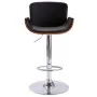 Taburete de cocina cuero sintético negro de vidaXL, Taburetes de cocina - Ref: Foro24-287375, Precio: 162,27 €, Descuento: %