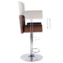 Schwarzer Küchenhocker aus Kunstleder von vidaXL, Küchenhocker - Ref: Foro24-287375, Preis: 162,27 €, Rabatt: %
