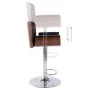Taburete de cocina cuero sintético negro de vidaXL, Taburetes de cocina - Ref: Foro24-287375, Precio: 162,27 €, Descuento: %