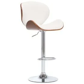 White synthetic leather kitchen stool by vidaXL, Kitchen stools - Ref: Foro24-287410, Price: 152,47 €, Discount: %