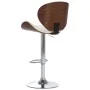 Taburete de cocina cuero sintético blanco de vidaXL, Taburetes de cocina - Ref: Foro24-287410, Precio: 152,47 €, Descuento: %