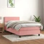 Boxspringbett mit rosa Samtmatratze 80x200 cm von vidaXL, Betten und Lattenroste - Ref: Foro24-3141154, Preis: 265,49 €, Raba...