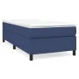 Box spring bed with blue fabric mattress 90x200 cm by vidaXL, Beds and slatted bases - Ref: Foro24-3144397, Price: 282,79 €, ...