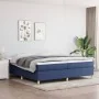 Cama box spring con colchón tela azul 200x200 cm de vidaXL, Camas y somieres - Ref: Foro24-3144552, Precio: 529,31 €, Descuen...