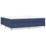 Box spring bed with blue fabric mattress 200x200 cm by vidaXL, Beds and slatted bases - Ref: Foro24-3144552, Price: 529,31 €,...