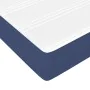 Box spring bed with blue fabric mattress 200x200 cm by vidaXL, Beds and slatted bases - Ref: Foro24-3144552, Price: 529,31 €,...