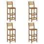 Küchenhocker 4 Einheiten aus massivem Akazienholz von vidaXL, Gartenstühle - Ref: Foro24-310286, Preis: 282,63 €, Rabatt: %