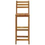 Küchenhocker 4 Einheiten aus massivem Akazienholz von vidaXL, Gartenstühle - Ref: Foro24-310286, Preis: 282,63 €, Rabatt: %