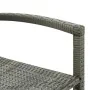 Küchenhocker 2 Stück synthetisches Rattan grau von vidaXL, Gartenstühle - Ref: Foro24-313453, Preis: 97,33 €, Rabatt: %