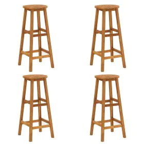 Kitchen stools, set of 4, made of solid acacia wood. by vidaXL, Garden chairs - Ref: Foro24-310285, Price: 167,25 €, Discount: %
