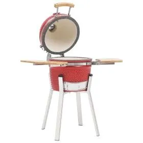 Barbacoa ahumadora Kamado de cerámica 76 cm de vidaXL, Barbacoas - Ref: Foro24-316097, Precio: 310,03 €, Descuento: %