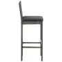 High garden stools cushions 2 pcs gray synthetic rattan by vidaXL, Garden chairs - Ref: Foro24-313436, Price: 152,07 €, Disco...
