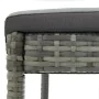 Hohe Gartenhocker, Kissen, 2 Stück, graues synthetisches Rattan von vidaXL, Gartenstühle - Ref: Foro24-313436, Preis: 152,05 ...