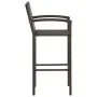 Küchenhocker 4 Einheiten braunes synthetisches Rattan von vidaXL, Gartenstühle - Ref: Foro24-313454, Preis: 181,81 €, Rabatt: %