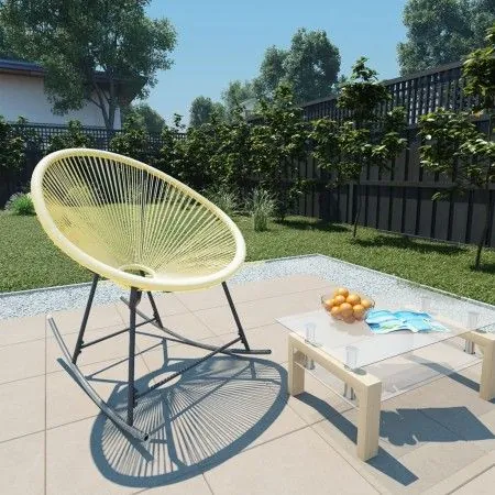 Acapulco Gartenstuhl aus synthetischem Rattan in Beige von vidaXL, Gartenstühle - Ref: Foro24-313140, Preis: 116,22 €, Rabatt: %