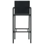 Kitchen stools 4 units black synthetic rattan by vidaXL, Garden chairs - Ref: Foro24-313455, Price: 190,54 €, Discount: %