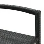 Kitchen stools 4 units black synthetic rattan by vidaXL, Garden chairs - Ref: Foro24-313455, Price: 190,54 €, Discount: %