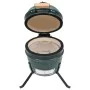 Green ceramic Kamado 2-in-1 smoker barbecue 56 cm by vidaXL, Barbecues - Ref: Foro24-316094, Price: 250,71 €, Discount: %
