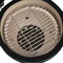 Green ceramic Kamado 2-in-1 smoker barbecue 56 cm by vidaXL, Barbecues - Ref: Foro24-316094, Price: 250,71 €, Discount: %