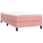 Box spring bed with pink velvet mattress 80x200 cm by vidaXL, Beds and slatted bases - Ref: Foro24-3144302, Price: 240,75 €, ...